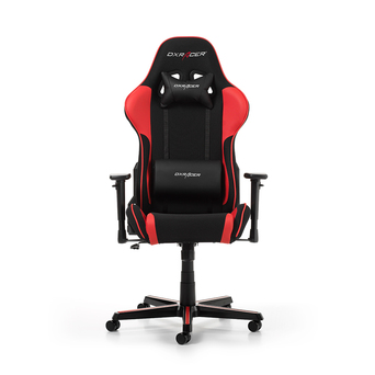 DXRACER Cadeira Gaming Formula F11-Pv, Pele Sintética e Tecido, Preto e Vermelho