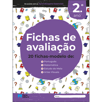 PORTO EDITORA Livro 'Fichas de Avaliação', Multidisciplinar, 2º. Ano
