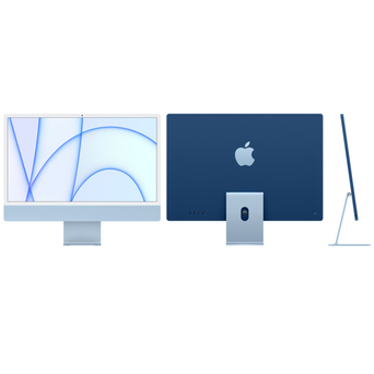 APPLE iMac 21, 24”, M1 CPU 8‑core, 8 GB RAM, 256 GB SSD, Azul