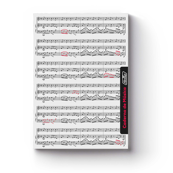 FIRMO Caderno de Música, A4, 20 Folhas