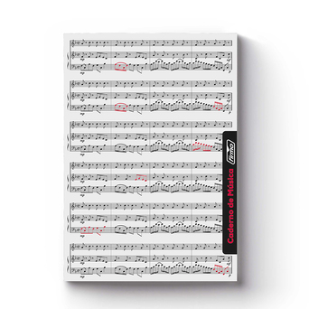 FIRMO Caderno de Música, A5, 20 Folhas