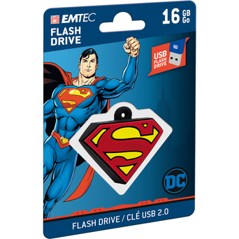 EMTEC Unidade Flash Pen USB Superman, USB 2.0, 16 GB