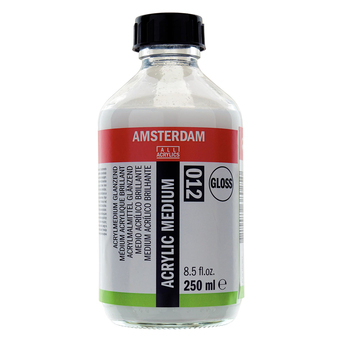 AMSTERDAM Médio para Acrílico Brilhante, 250 ml