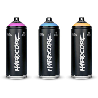 Tinta em Spray Hardcore RV-222, 400 ml, Amarelo Praia