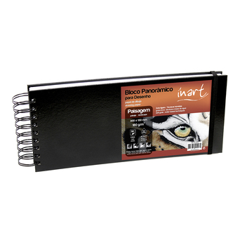 INART Bloco Panorâmico, 30 x 13 cm, 180 g/m2, 60 Folhas