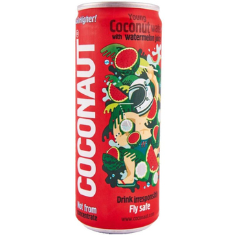 Água de Coco com Sumo de Melância Coconaut®, Lata de 320 ml