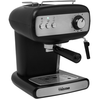 TRISTAR Máquina de Café, Compatível com Cápsulas Nespresso, 850 W, 1,2 l, Preto e Cinzento