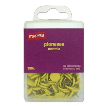 Staples Pioneses, Amarelo, Embalagem de 150 Unidades