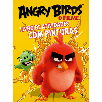 LEYA Livro para Colorir com Atividades Angry Birds