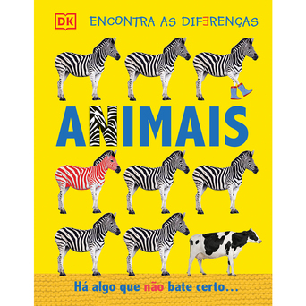 LEYA Livro para Colorir Encontra as Diferenças - Animais