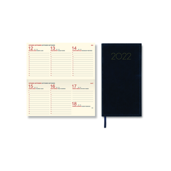 FIRMO Agenda Semanal de Bolso Condor, 80 x 150 mm, Azul