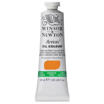 WINSOR NEWTON Tinta de Óleo Artists, 37 ml, Amarelo Escuro Livre Cadmio (891)