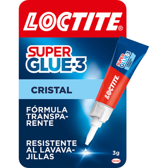 LOCTITE Super Cola 3 Para Vidro, 3 g