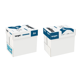 TARGET Papel Impressora A4 Professional Optimised, 75 g/m², Branco, Caixa 5 Resmas