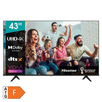 HISENSE Smart TV 4K Ultra HD A6BG, 43