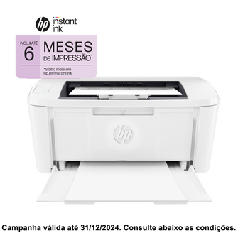 HP Impressora Monocromática Laser Laserjet M110WE, A4, Wi-Fi, Elegível para HP Instant Ink