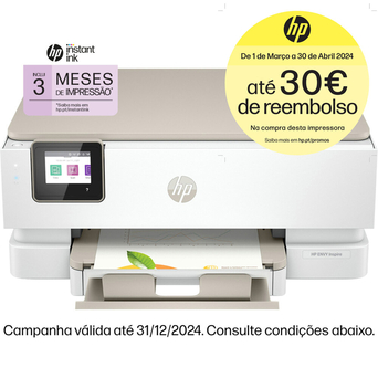 HP Multifunções Jato de Tinta Envy Inspire 7220E, A4, Wi-Fi, Elegível para HP Instant Ink