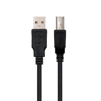 EWENT Cabo 2.0 USB-A M / USB-B M, EC1005, 3 m, Preto