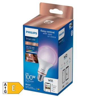 PHILIPS Lâmpada Inteligente LED A67, E27, 100 W, Cor