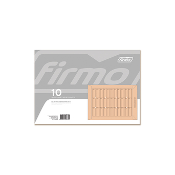 FIRMO Envelope Saco para Circulação Interna, B4, Papel Kraft 90 g, 250 x 353 mm, Blister 10 Unidades