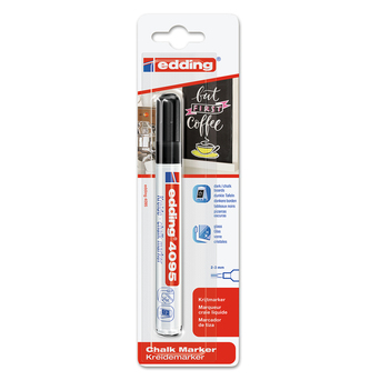 edding Marcador de giz 4095, ponta arredondada de 2 – 3 mm, cores sortidas
