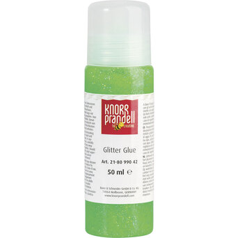 KNORR PRANDELL Cola Glitter, 50 ml, Verde Neon