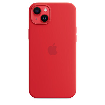 APPLE Capa de Silicone para iPhone 14 com MagSafe, Vermelho