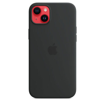 APPLE Capa de Silicone para iPhone 14 Plus com MagSafe, Preto Meia-Noite