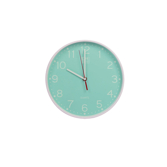 Oxford Relógio de Parede, 25 cm Diâmetro, Azul Menta