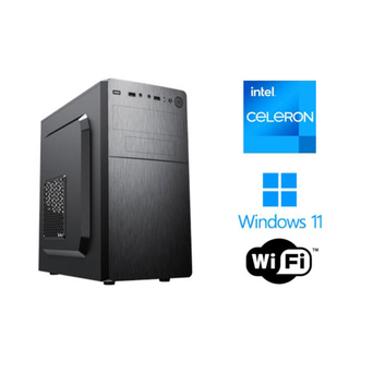 INSYS Computador Desktop PNET, Intel® Celeron® G6900, 8 GB RAM, 512 GB SSD, Preto
