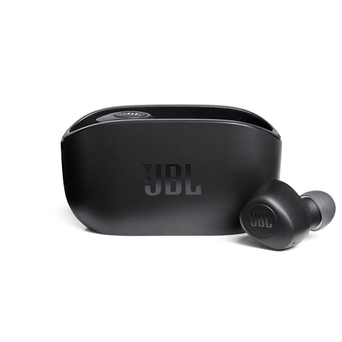 JBL Auriculares Vibe 100, True Wireless, com Caixa de Carregamento, Preto