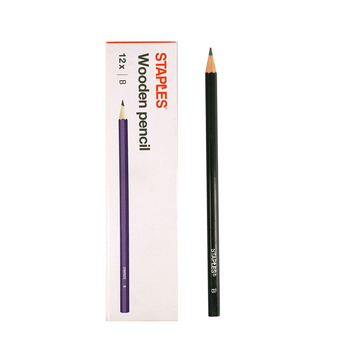 Staples Lápis de Grafite, Minas B, Caixa 12 Unidades