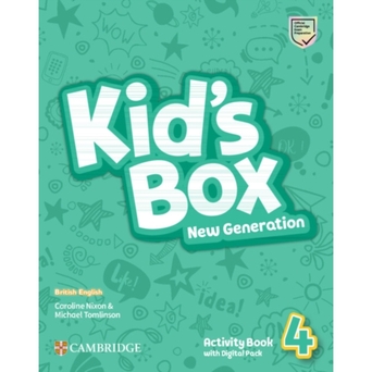 Cambridge Caderno de Atividades Kid's Box New Generation com Digital Pack (Inglês; Nível 4)