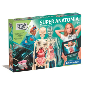 CLEMENTONI Jogo Super Anatomia, + 8 Anos