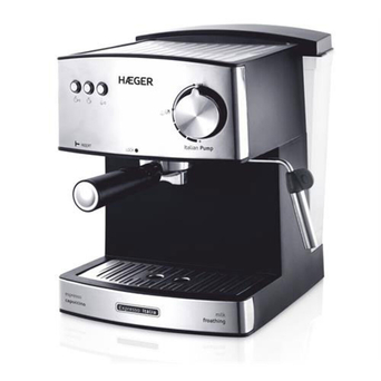 HAEGER Máquina de Café Automática CM-85B.009A, 850 W, 1,6 l , Prateado