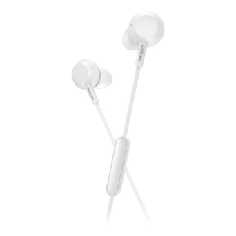 PHILIPS Auriculares in-Ear TAE4105WT00, com Microfone, Branco