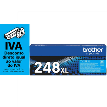 brother Toner Original TN248XLC, Azul, Embalagem Indvidual, TN248XLC