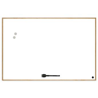 BI-OFFICE Quadro Branco New Basic, Magnético, Moldura de Pinho, 585 x 885 mm