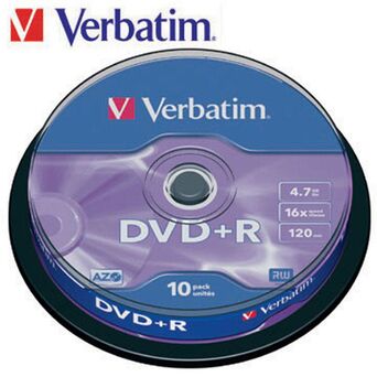 Verbatim DVD+R 4,7Gb 16x 10 Unidades